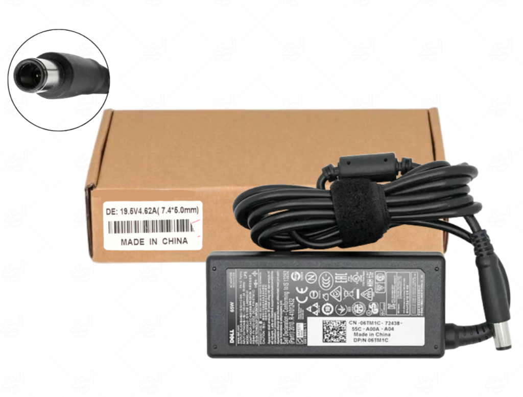 شاحن لابتوب Dell 19.5V 4.62A b