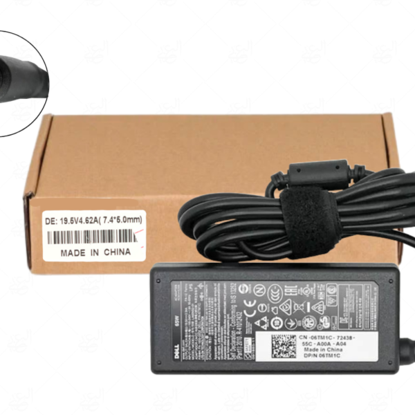 شاحن لابتوب Dell 19.5V 4.62A b